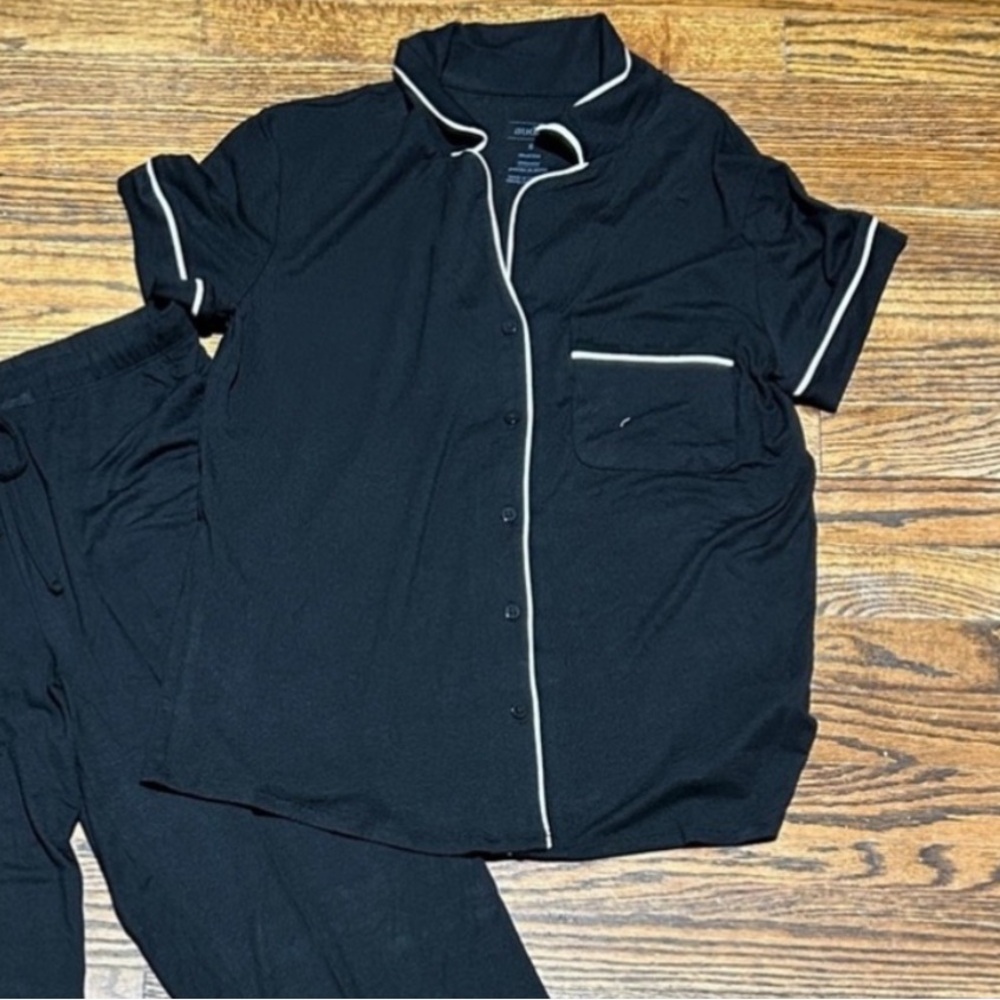 Women's Black Pajama Set - Picture 6 of 8